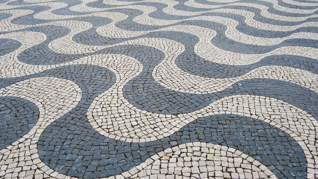 Vỉa hè lát đá Bồ Đào Nha