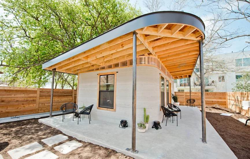 Nhà in 3D đầu tiên ở Hoa Kì Texas